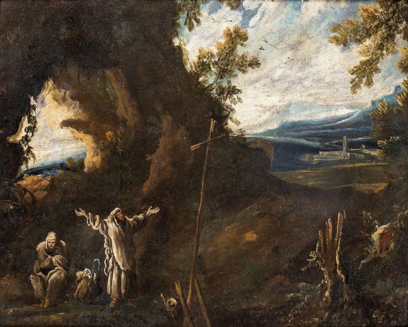 Alessandro Magnasco - Paesaggio con Figure