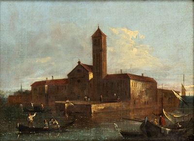 L'isola di San Mattia nella Laguna Veneta