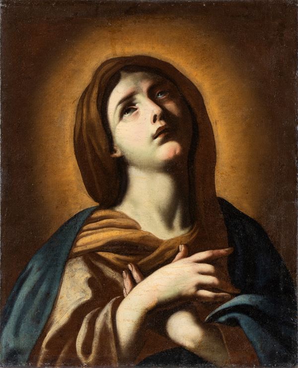 Artista napoletano, XVII secolo - The Virgin in Prayer