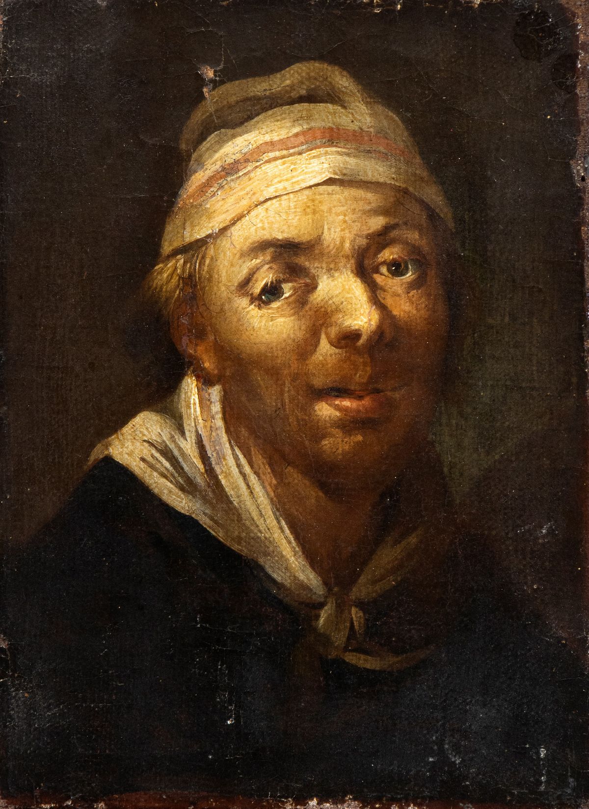 Artista Olandese, XVII Secolo - A) Ritratto di Uomo con Barba; B) Ritratto di Uomo con Berretto. ...