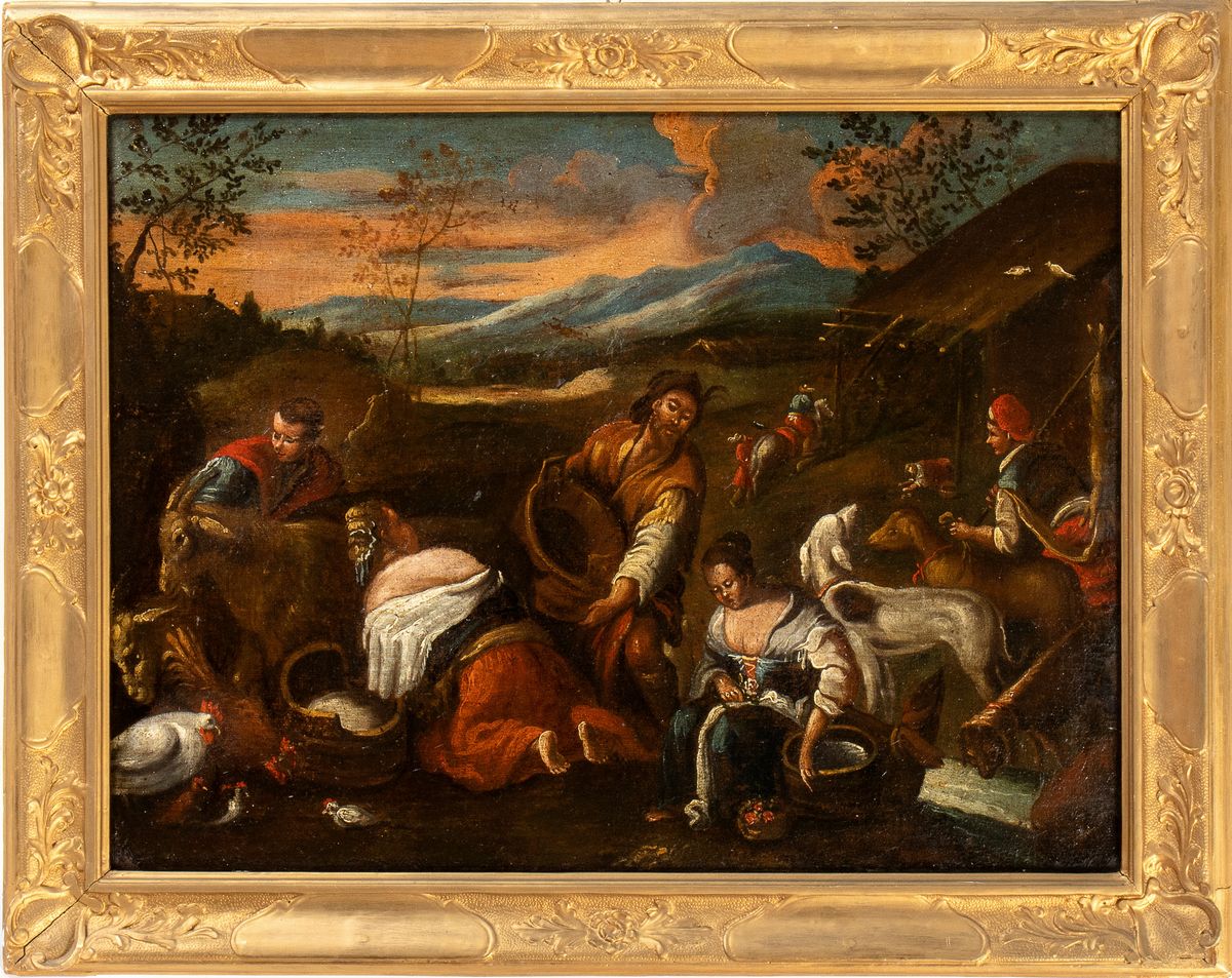 Jacopo dal Ponte Bassano - Scena Pastorale (allegoria della Primavera)