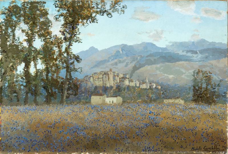 Michele Cascella - Paesaggio Abruzzese