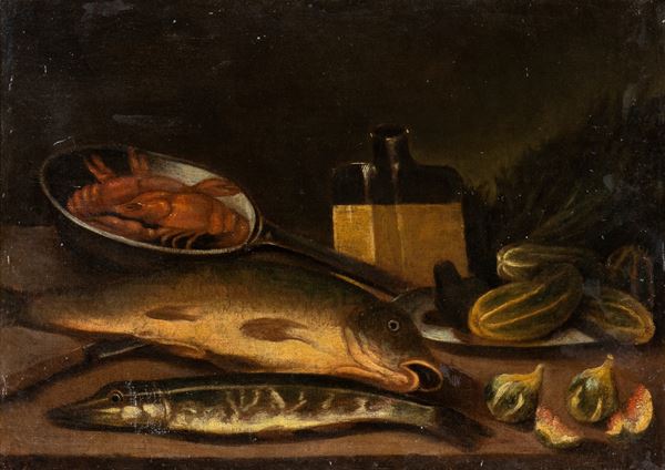 Nicola Levoli - Still life with fish
