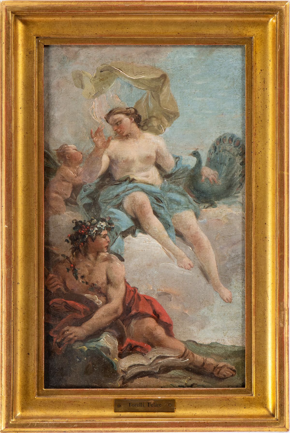 Artista Veneto, XVIII Secolo - Apollo e Giunone