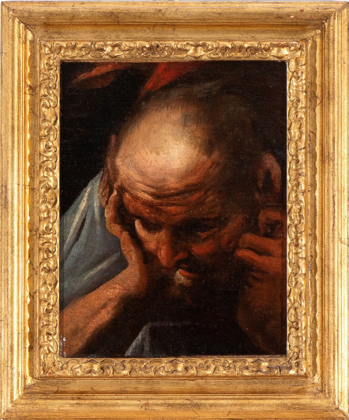 Artista Veneto, XVII Secolo - Studio per Testa di Anziano
