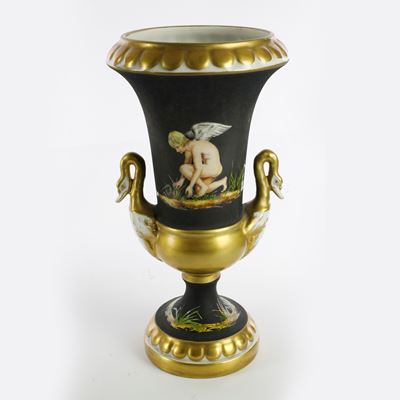 Vaso in Porcellana Biansato