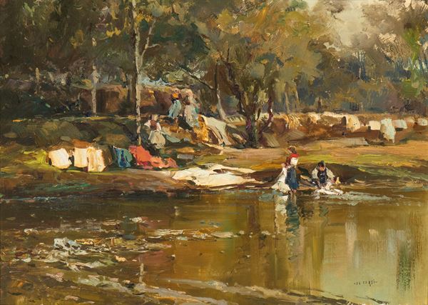 NICOLAS  DE CORSI - Laundresses