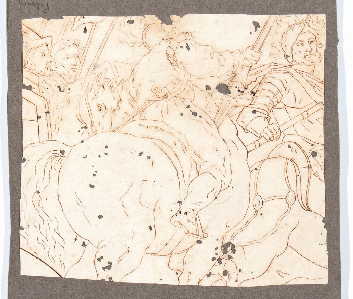Artista Italiano, XIX Secolo - Serie di Otto Studi Accademici dai Dipinti di Palma il Giovane e P...