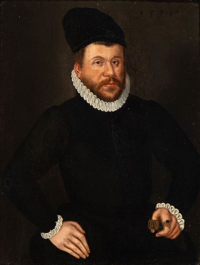 Ritratto di Gentiluomo con Berretto e Gorgiera