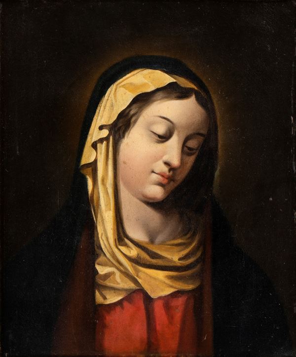 Artista emiliano, XVII secolo - The Virgin in Prayer