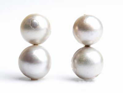 Orecchini in Oro con Perle Mabè - Anni '30