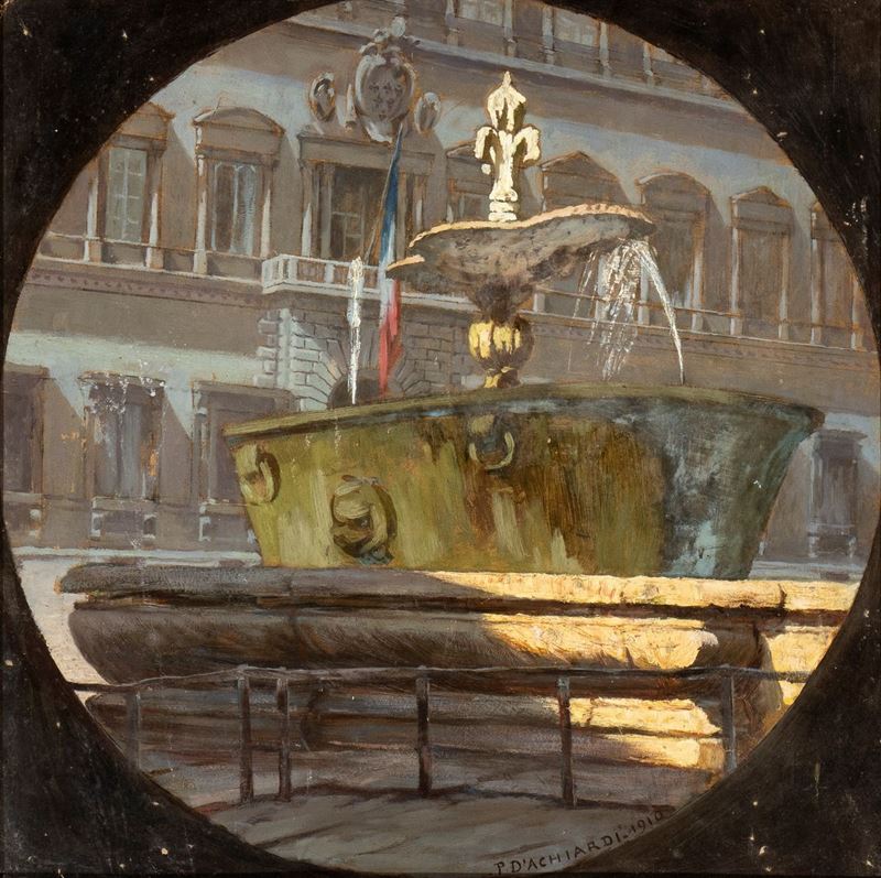Pietro D'achiardi - Fontana di Piazza Farnese, Roma