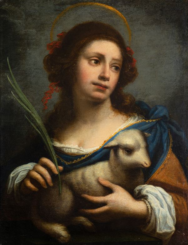 Felice Ficherelli Riposo - Saint Agnes the martyr