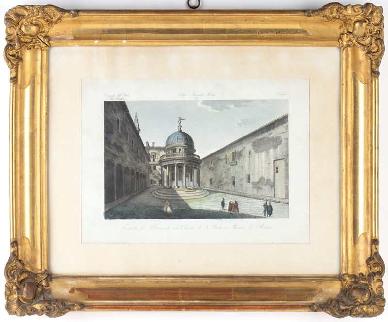 Tempietto del Bramante nel Chiostro di S. Pietro in Montorio di Roma