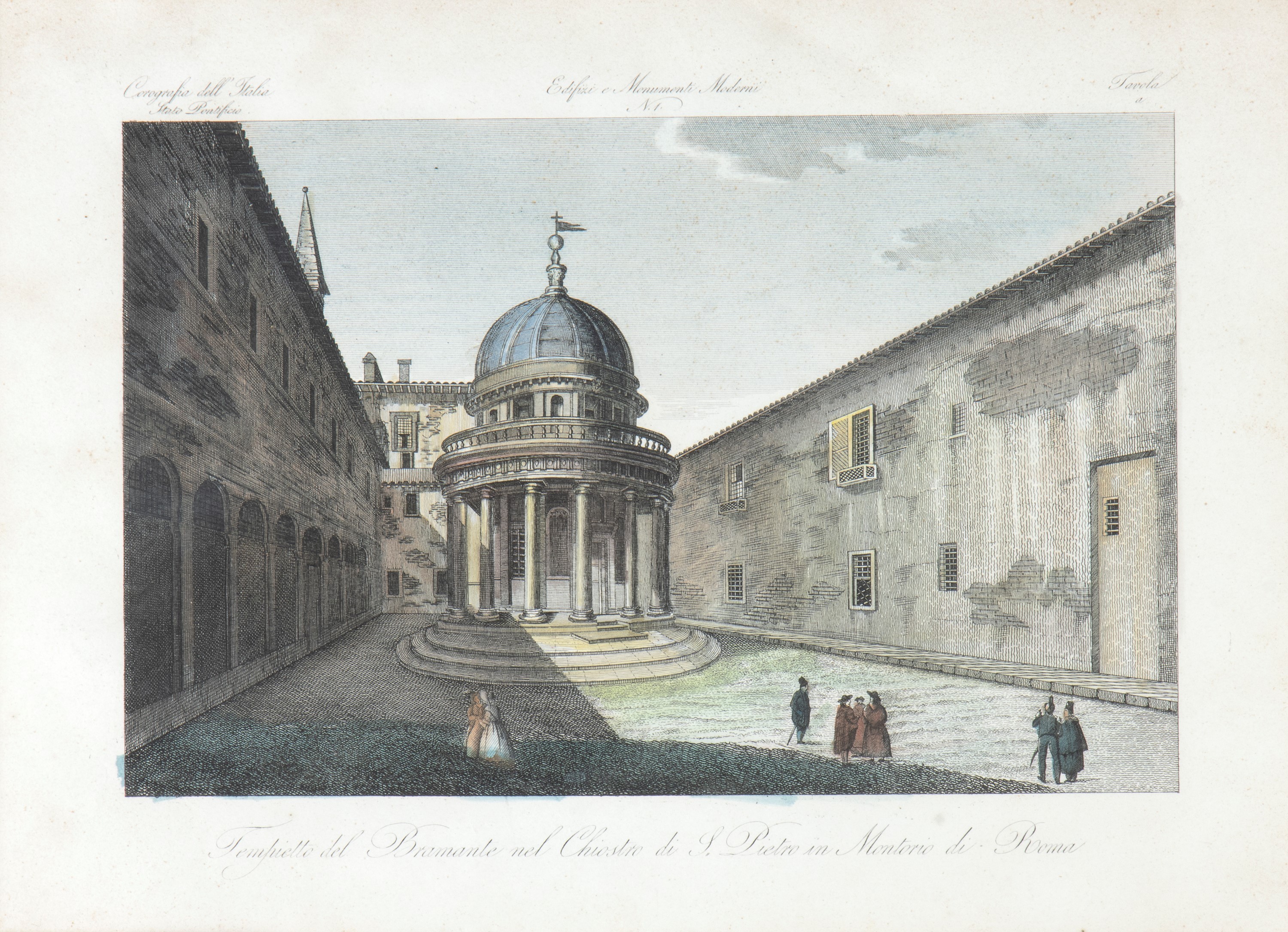 Tempietto del Bramante nel Chiostro di S. Pietro in Montorio di Roma