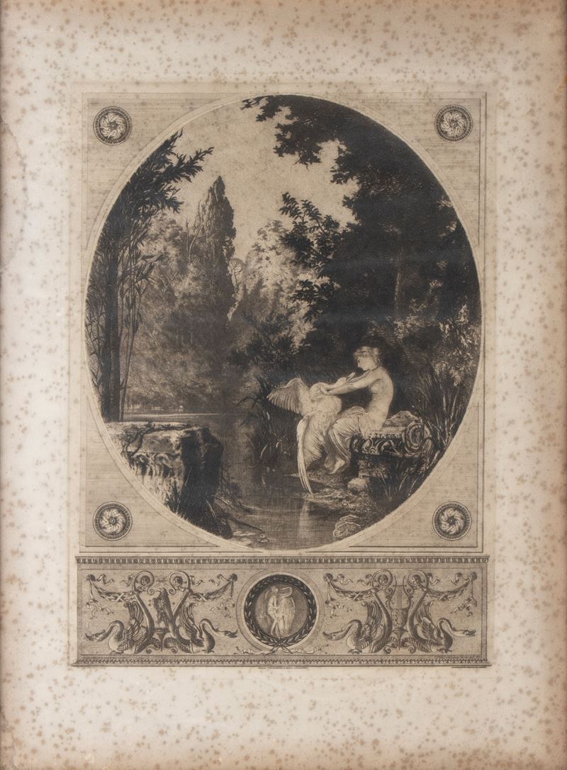 Johann Friedrich Emanuel Von Schennis - Leda Col Cigno