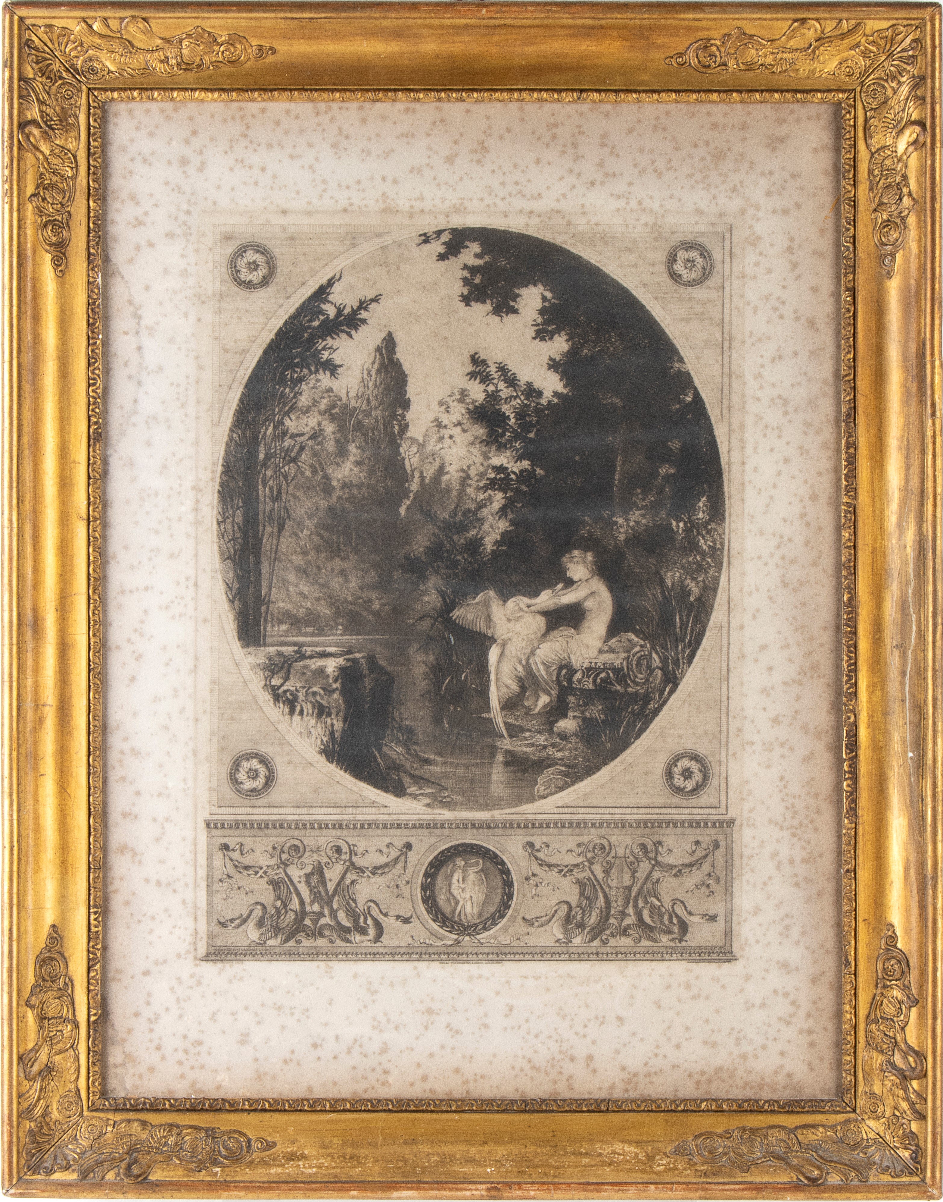 Johann Friedrich Emanuel Von Schennis - Leda Col Cigno