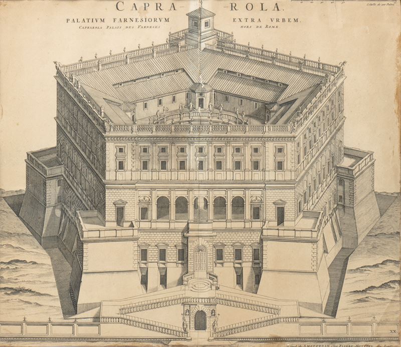 Pierre Mortier - Caprarola. Palatium Farnesiorum Extra Urdem