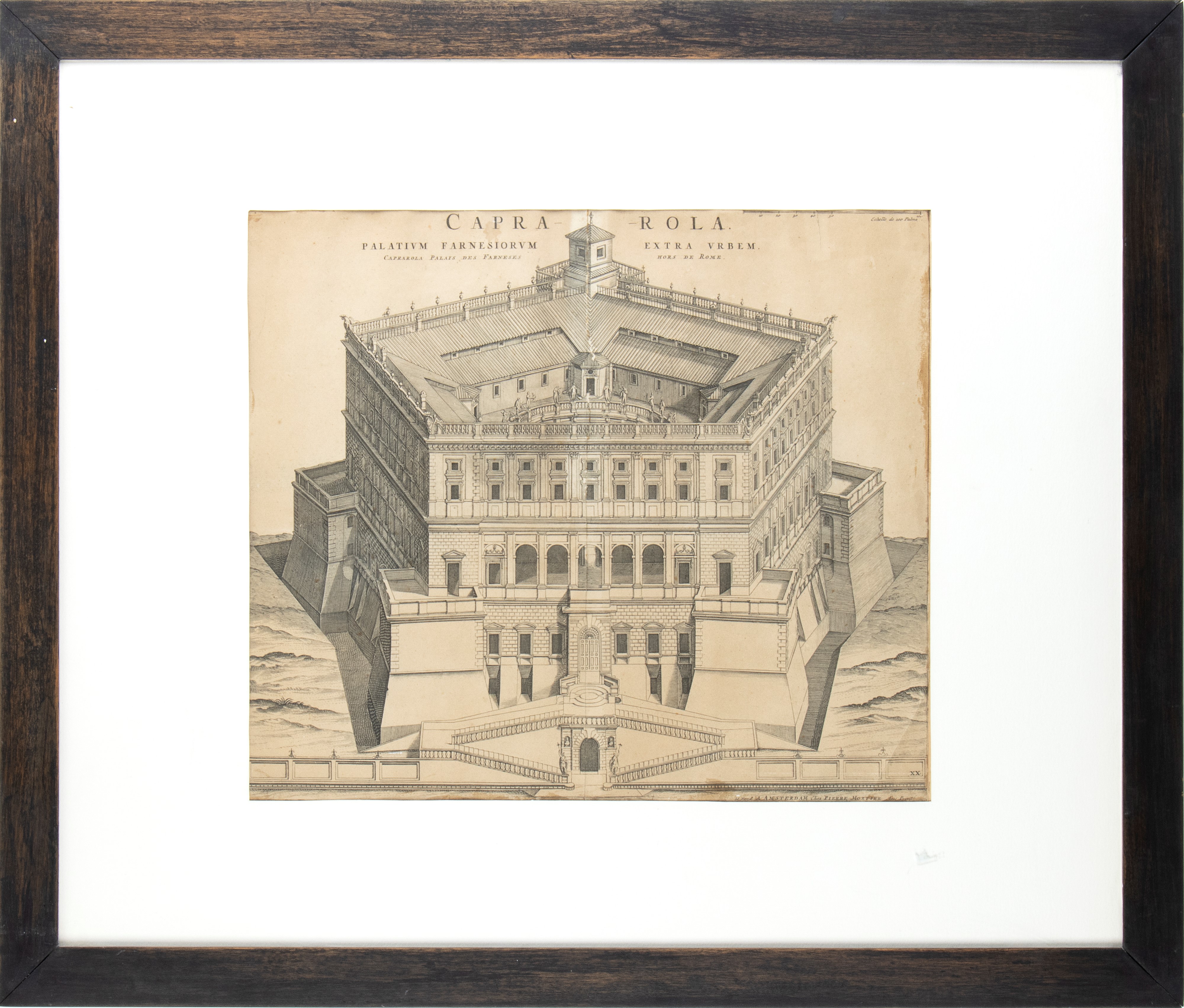 Pierre Mortier - Caprarola. Palatium Farnesiorum Extra Urdem