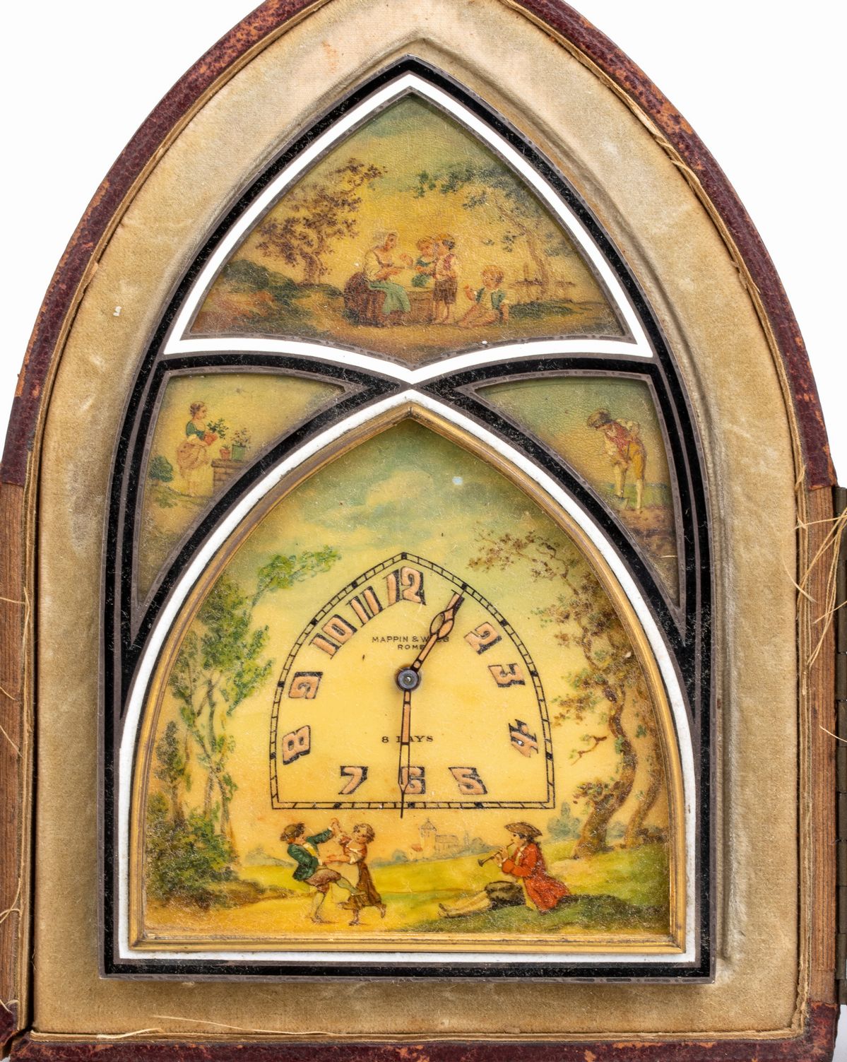 Mappin & Webb: Orologio Art Déco con Sveglia in Ottone - Anni '30