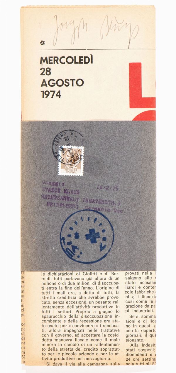 JOSEPH BEUYS - Lotta Continua