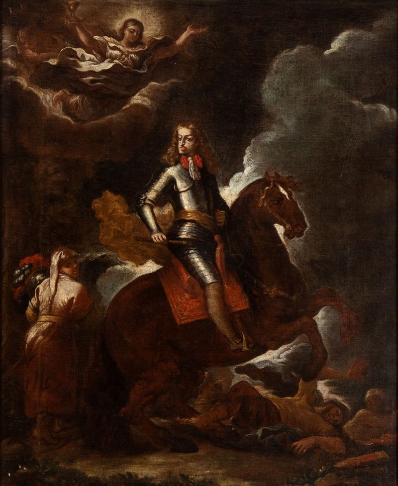 Luca Giordano - Ritratto Equestre di Carlo II