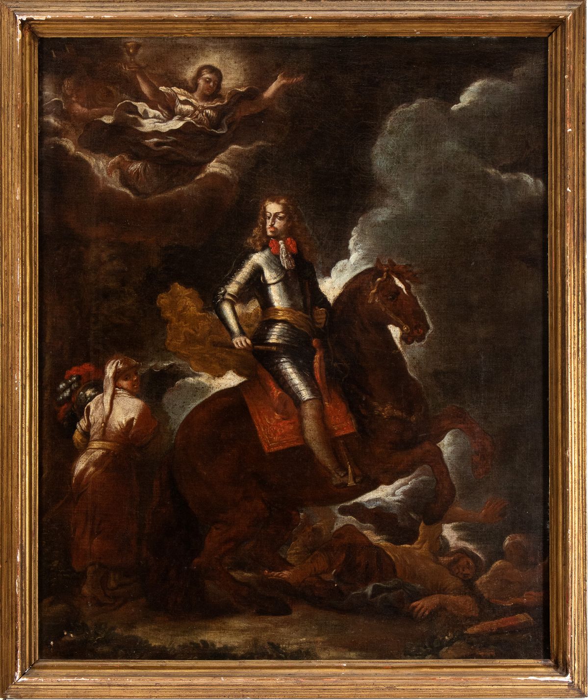 Luca Giordano - Ritratto Equestre di Carlo II