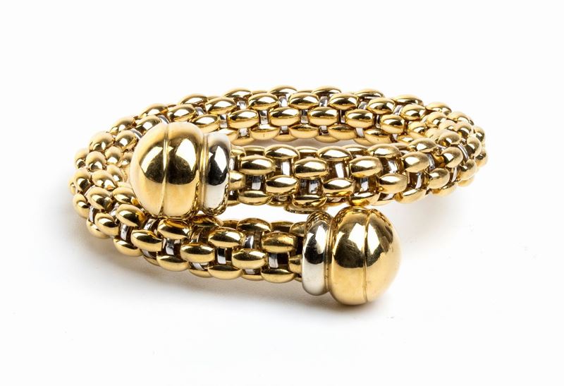 Bracciale semi-rigido in oro