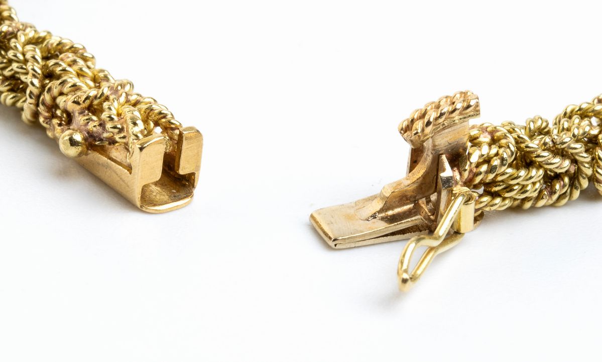 Girocollo a maglie in oro