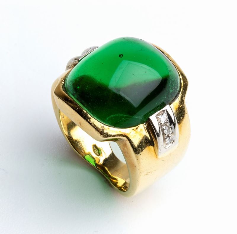 Anello in Oro con Paste Vitree