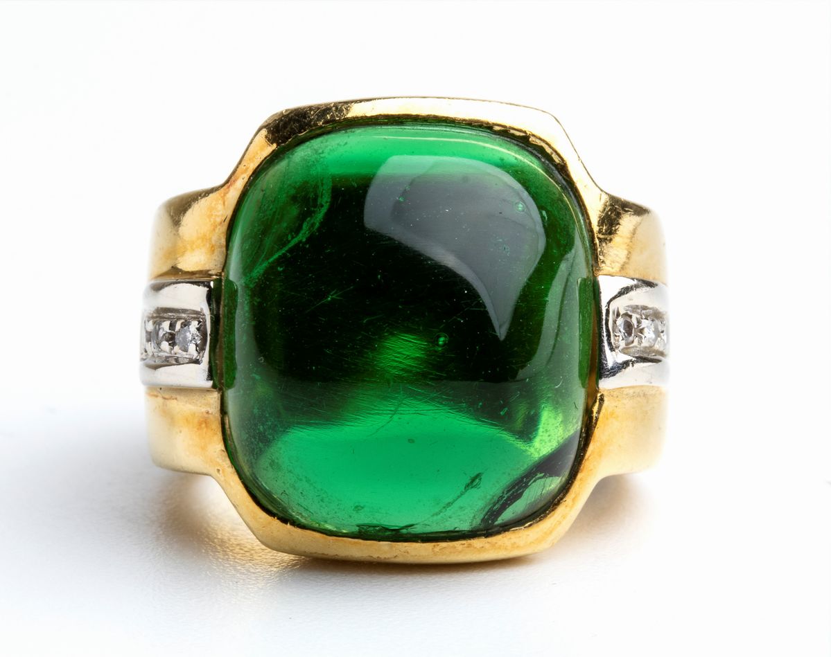 Anello in Oro con Paste Vitree