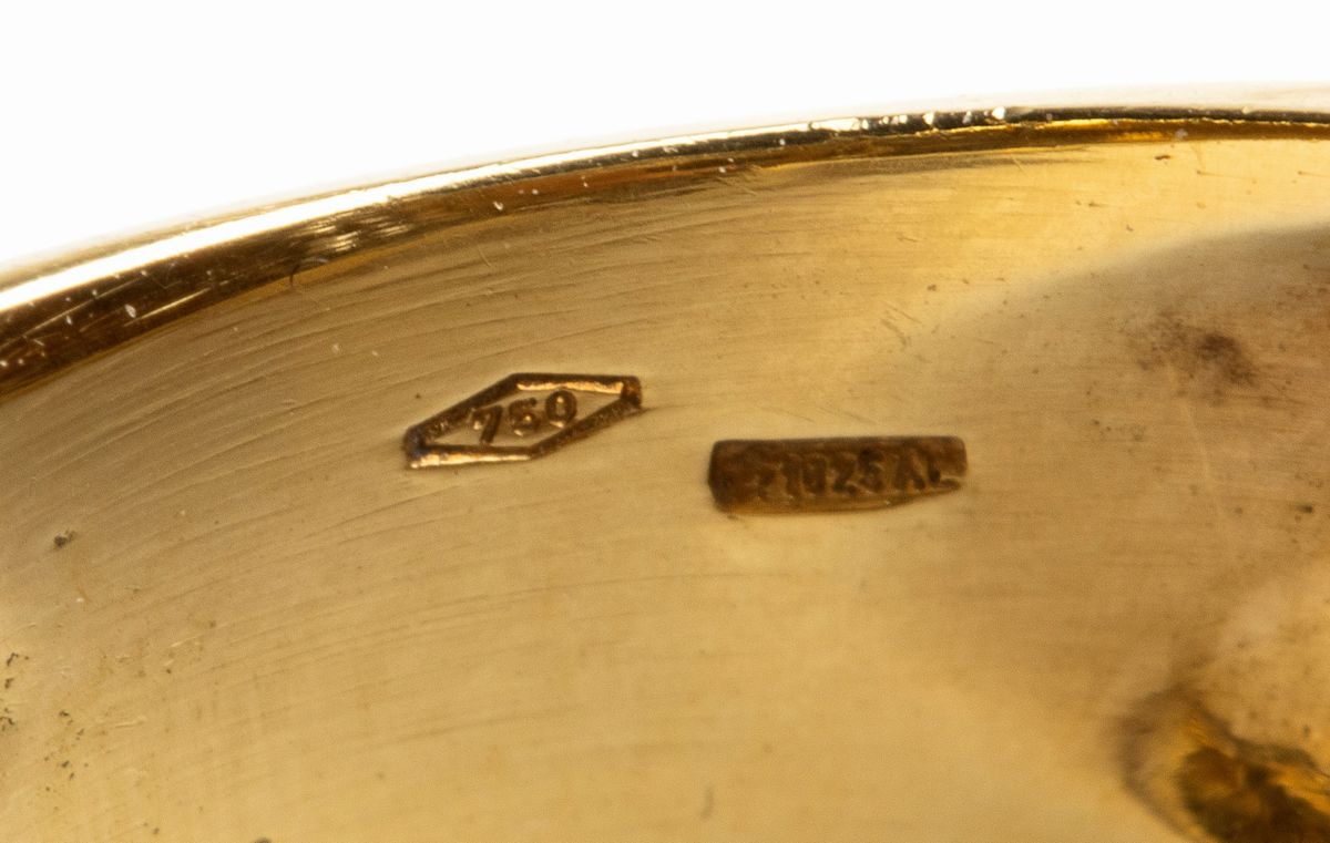 Anello in Oro con Quarzo Giallo