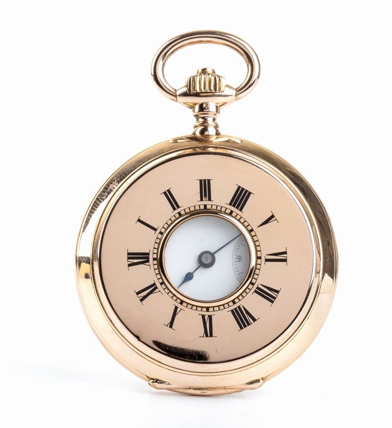 Iwc: Orologio da Tasca Occhio di Bue in Oro 18k, 1890 Circa