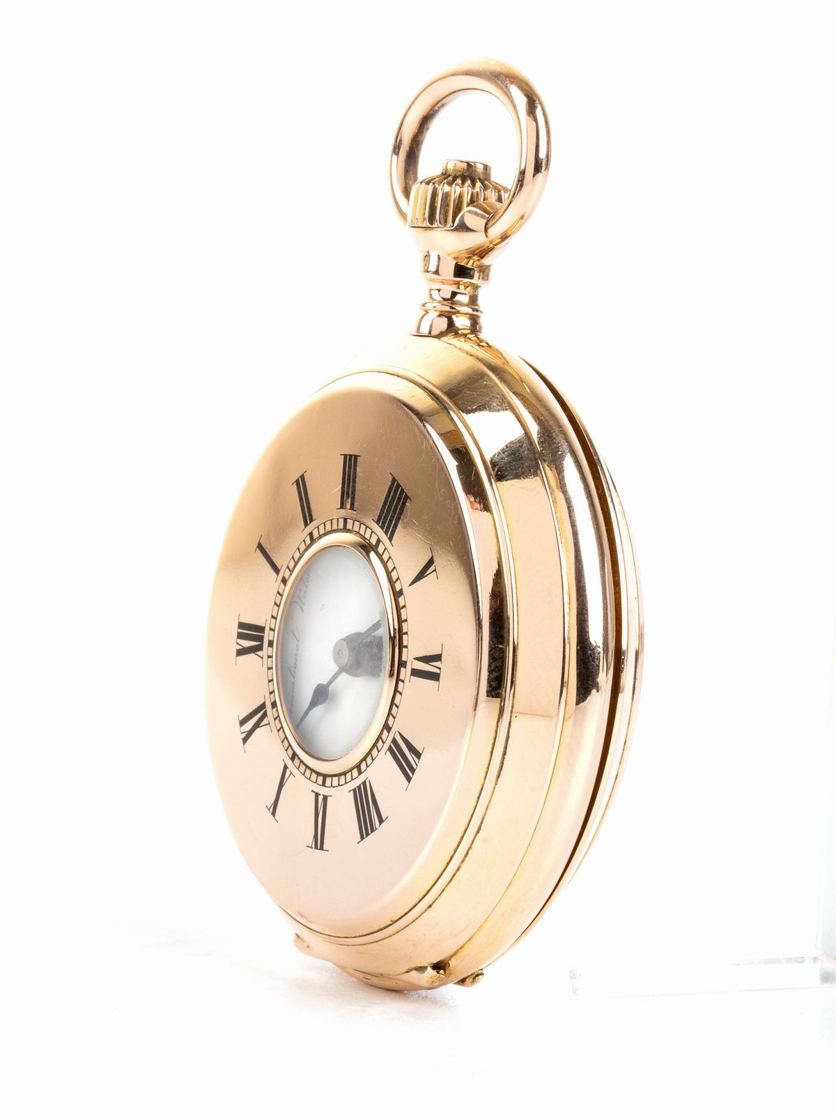 Iwc: Orologio da Tasca Occhio di Bue in Oro 18k, 1890 Circa
