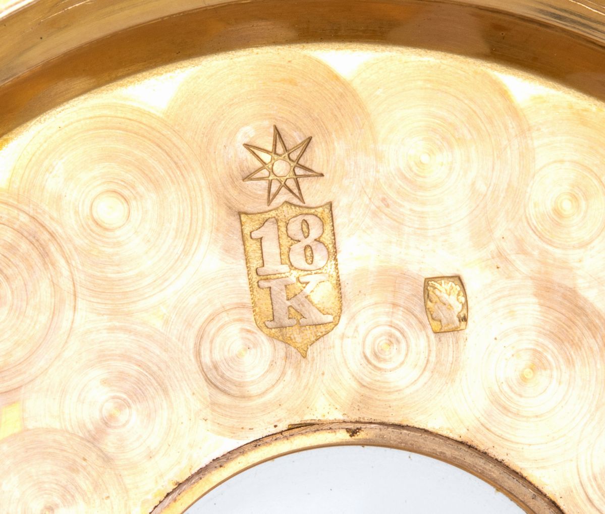 Iwc: Orologio da Tasca Occhio di Bue in Oro 18k, 1890 Circa