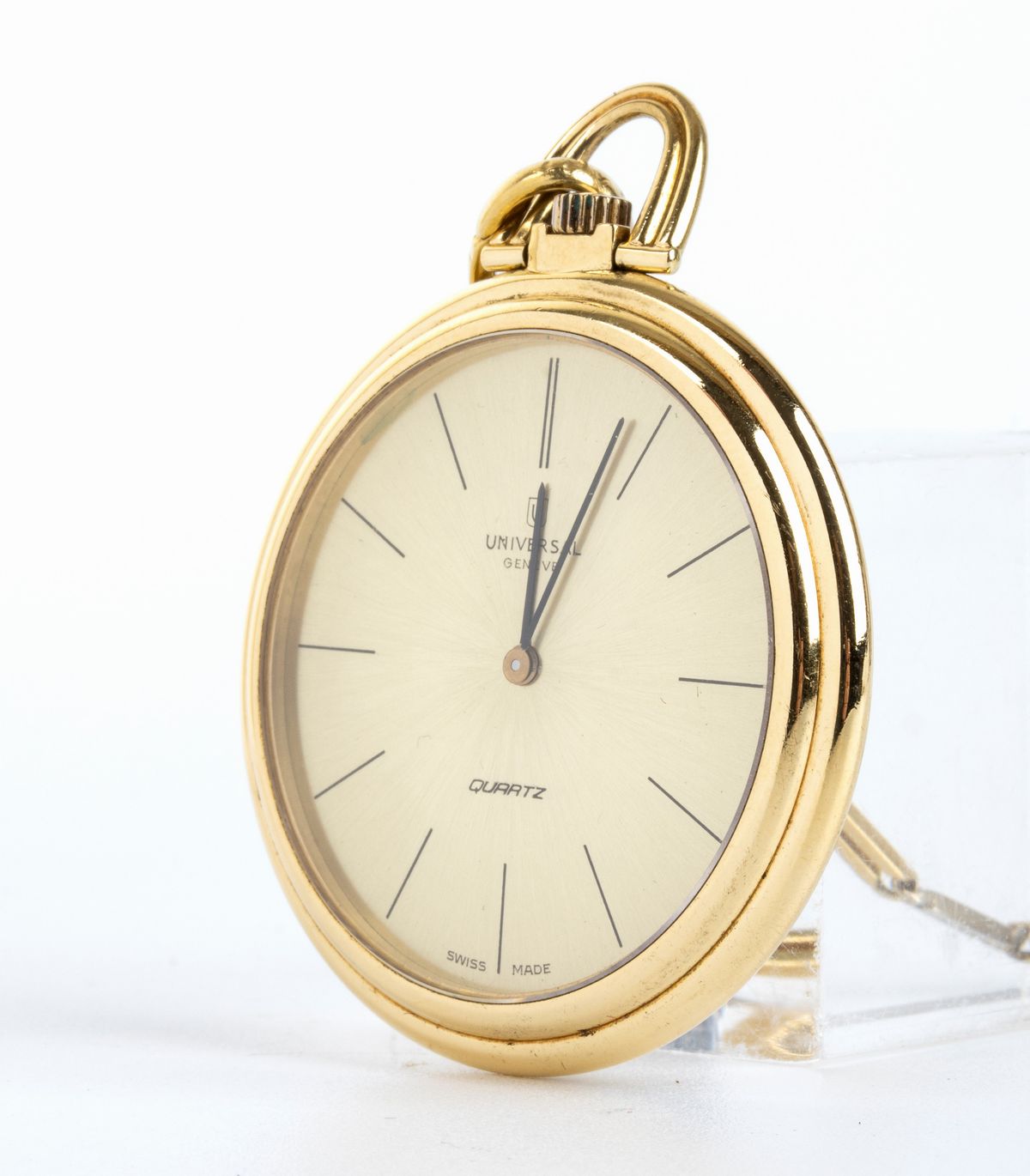 Universal: Orologio da Tasca con Catena in Oro 18k