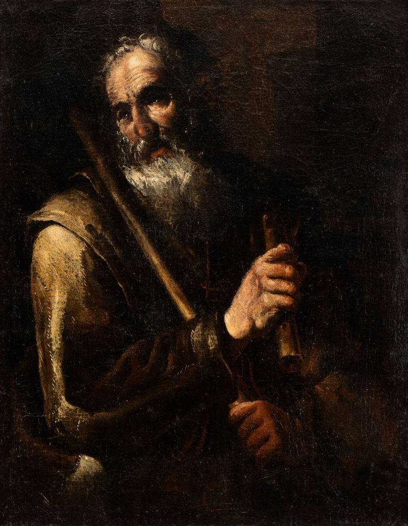 Scuola Lombarda, XVII Secolo - Suonatore di Flauto