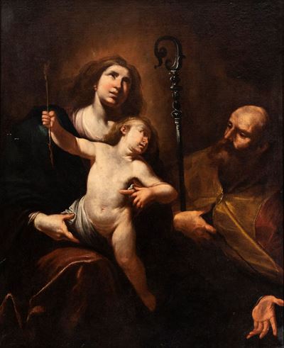 Madonna Col Bambino e Sant'agostino