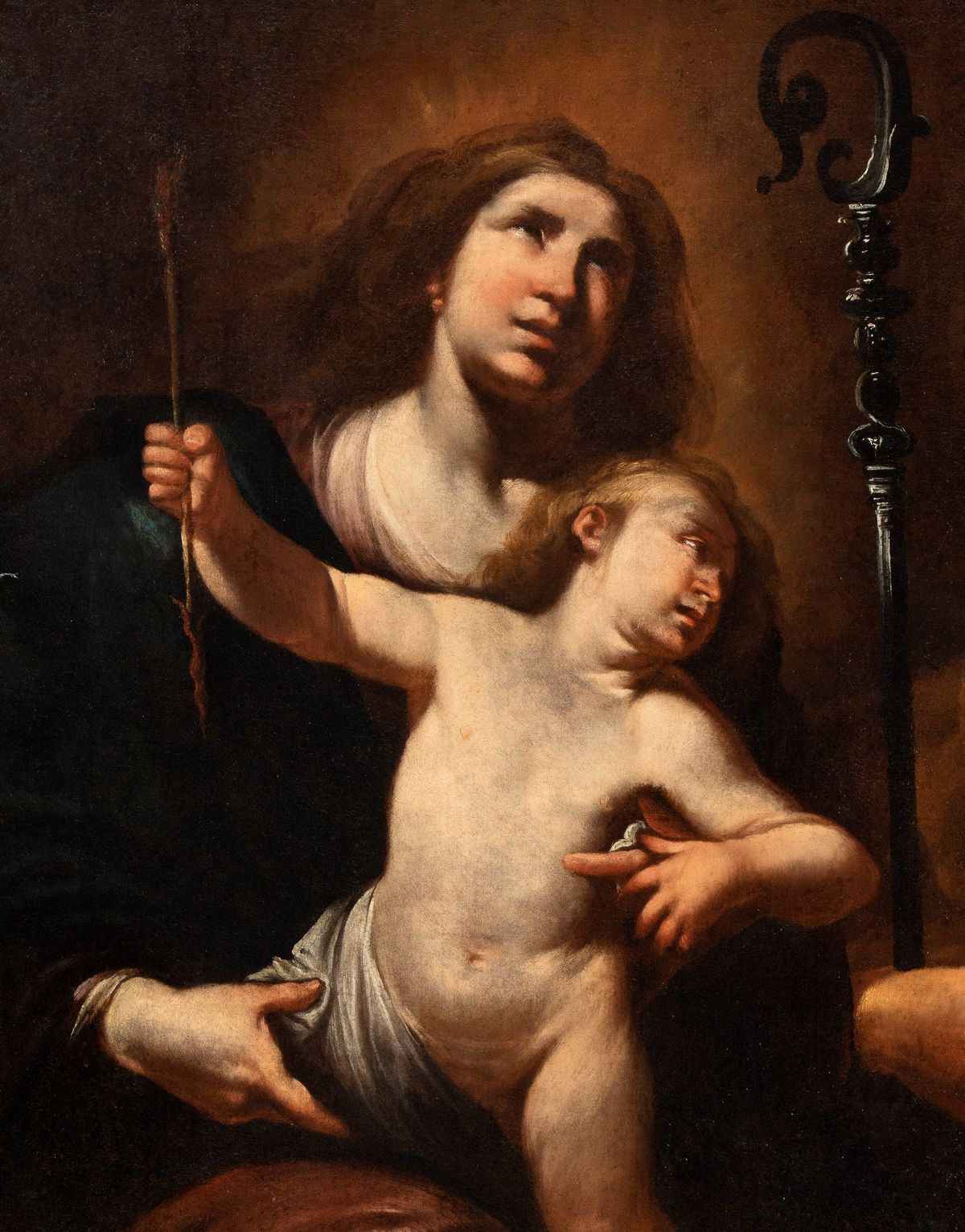 Gioacchino Assereto - Madonna Col Bambino e Sant'agostino