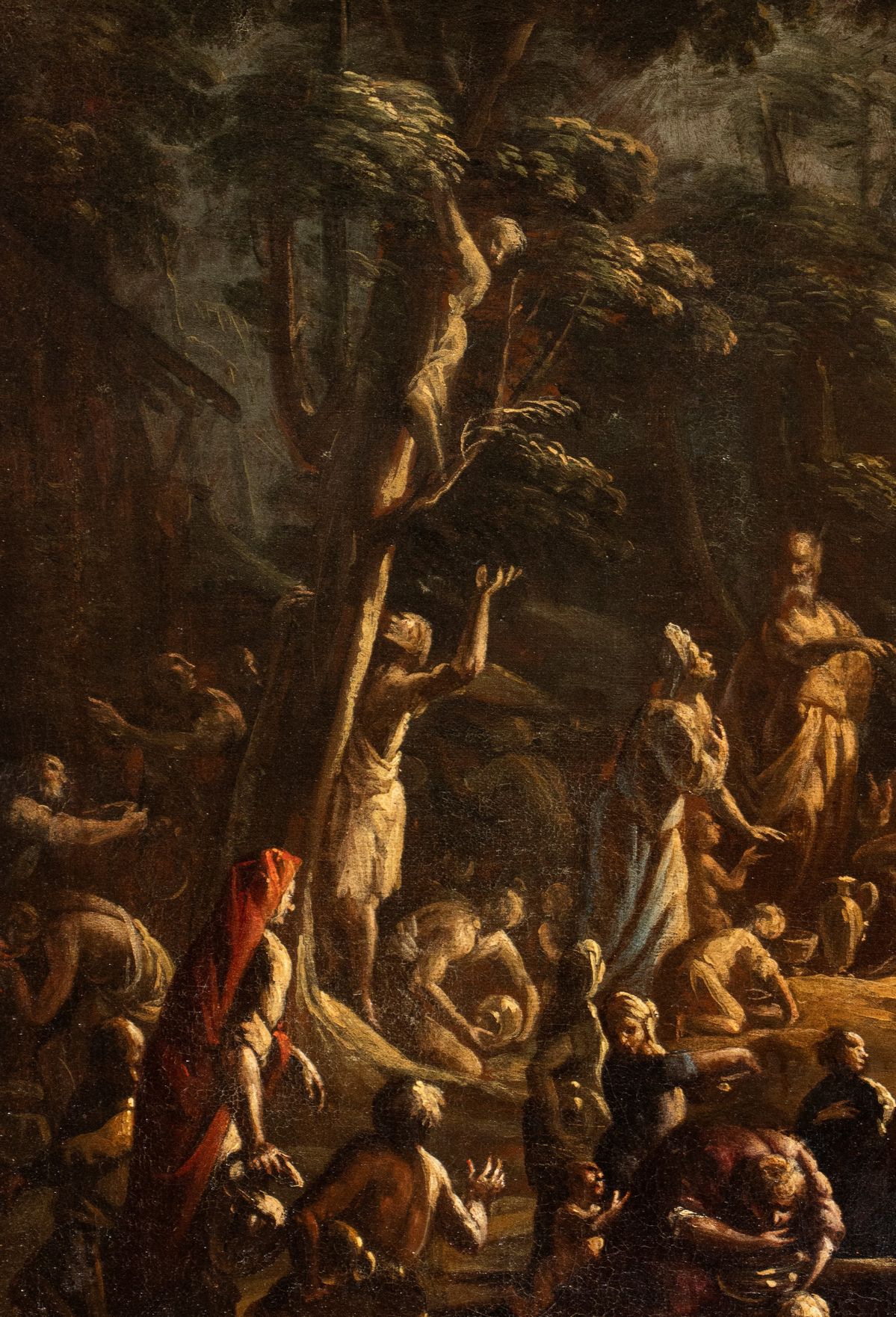 Domenico Gargiulo Micco Spadaro - Mosè Fa Scaturire L'acqua dalla Roccia