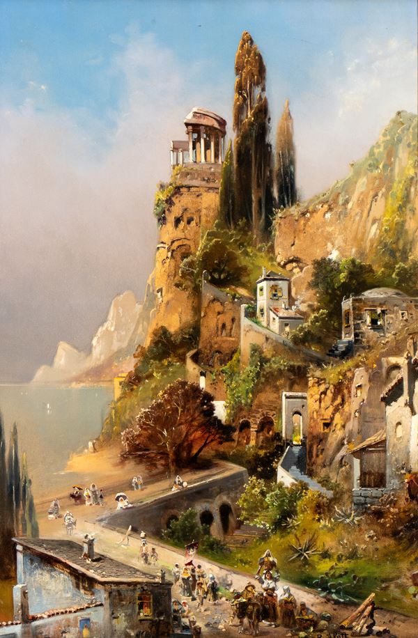 Robert Alott - View of Positano