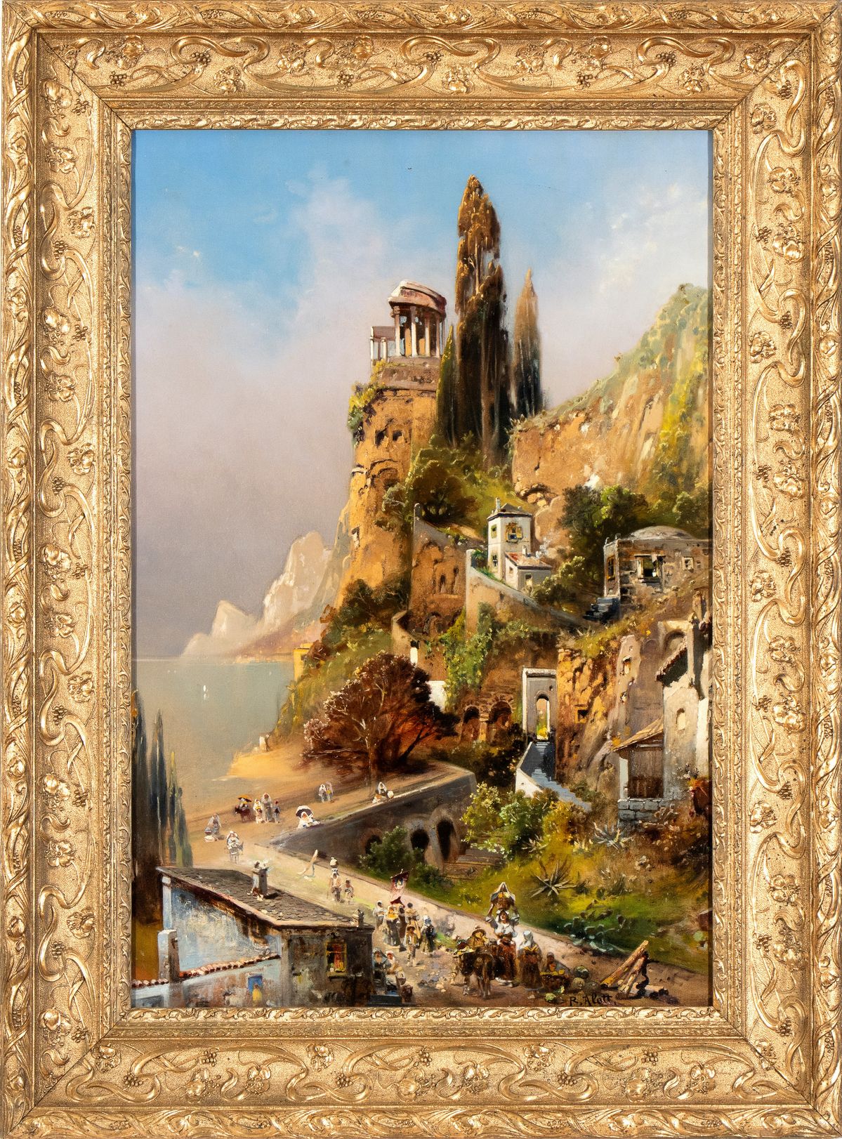 Robert Alott - Veduta di Positano