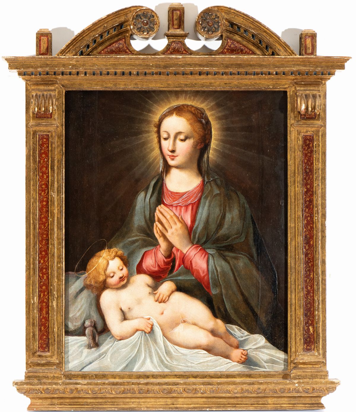 Francesco Vanni - La Madonna in Adorazione del Bambino