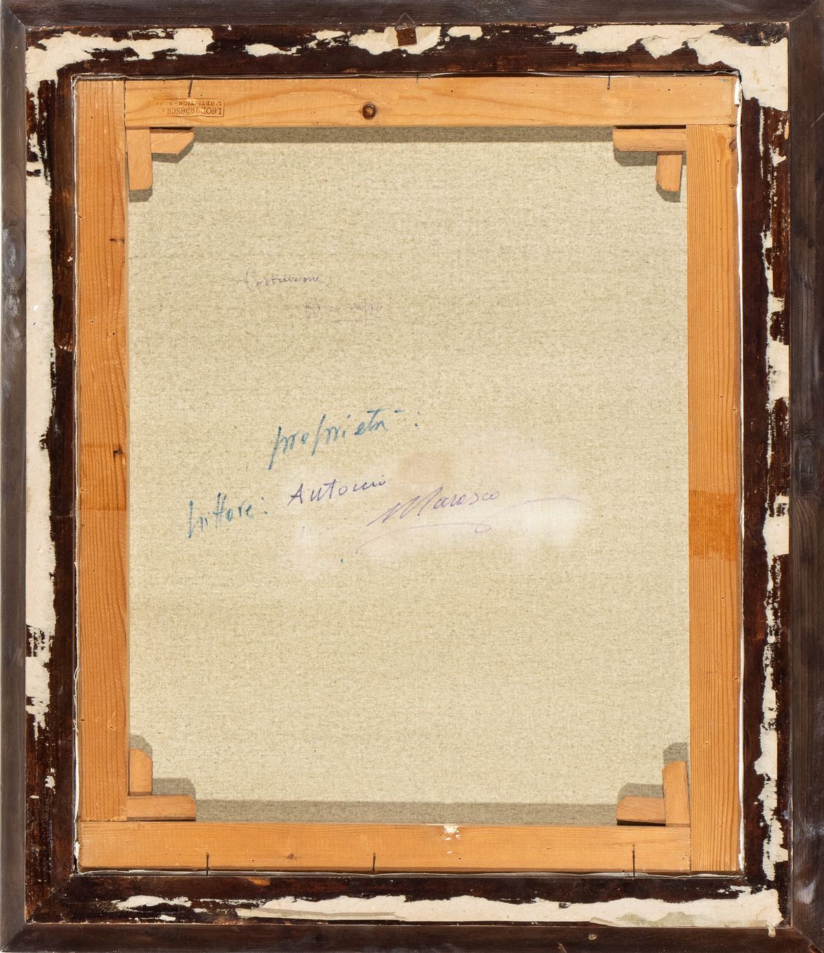 Antonio Marasco - Costruzione