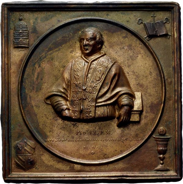 Pius IX plaquette