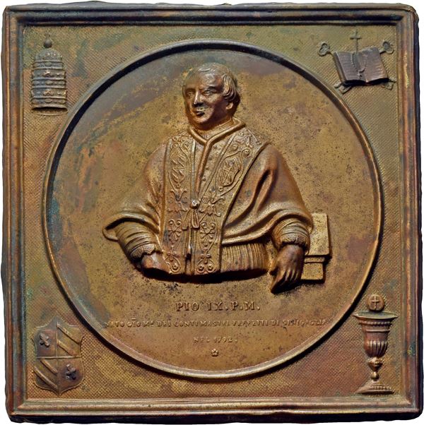 Pius IX plaquette
