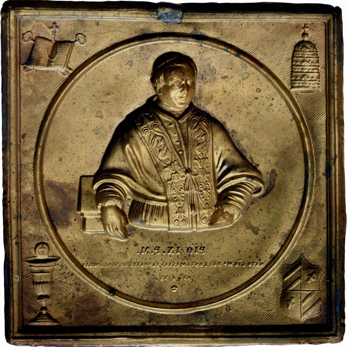 Placchetta Pio IX