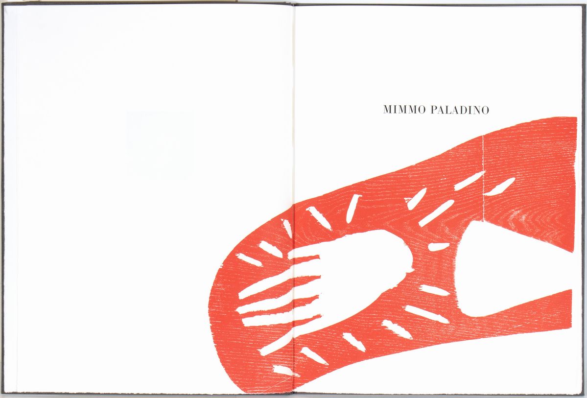 Mimmo Paladino - Libro D'artista