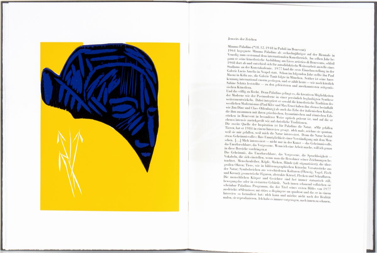 Mimmo Paladino - Libro D'artista