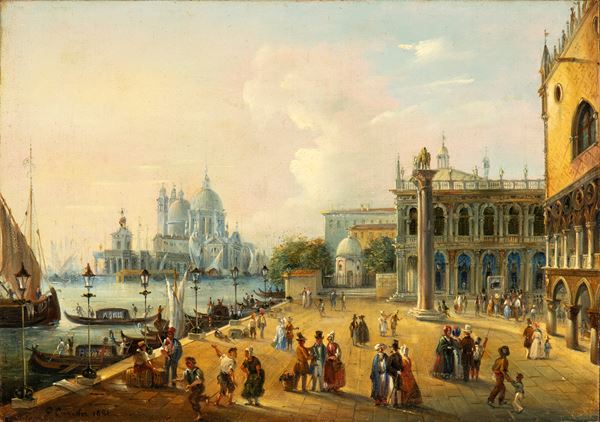 GIUSEPPE II CANELLA - Veduta di Venezia